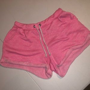Rue 21 Pink Drawstring Shorts with pockets